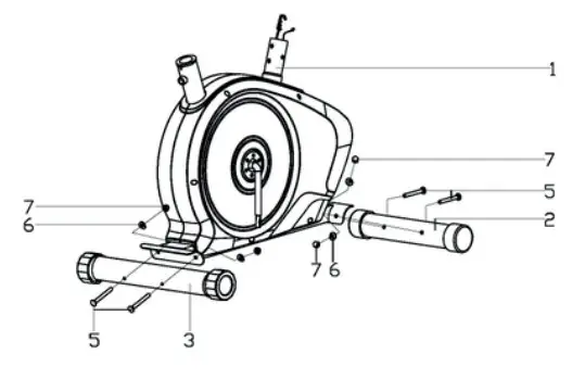FRONTIER FMC110 Exercise Bike - Assembly