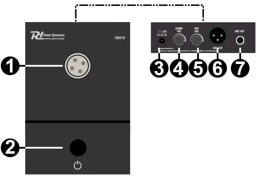 Tronios TM370 Paging Microphone - OVERVIEW
