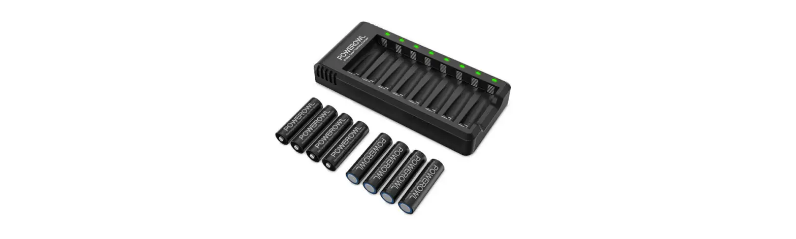Powerowl Zn825e-aa2800-aaa1000 Rechargeable Batteries Charger User Manual Powerowl Zn825e-aa2800-aaa1000 Rechargeable Batteries Charger User Manual
