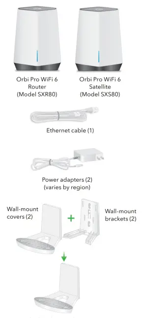 Netgear-SXR80-Wall-mount-the-orbi-pro-fig-1