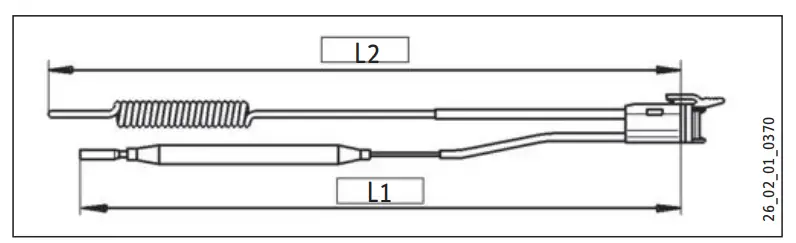 Positioning the temperature sensor