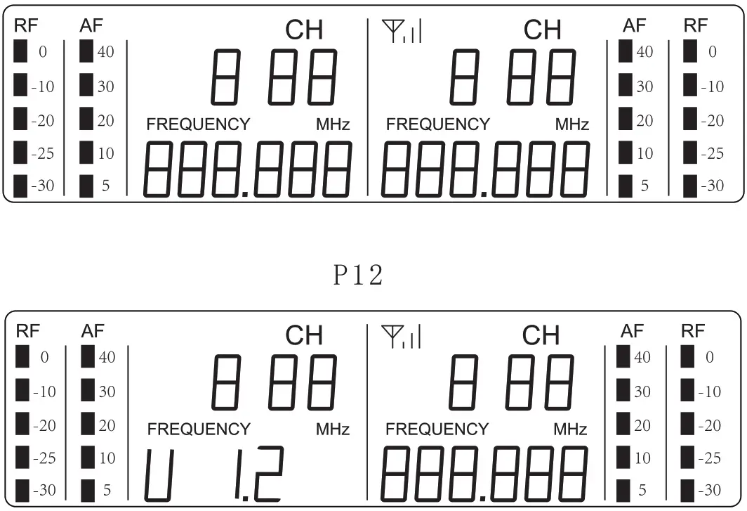 UHF B07RFKB76C Professional Wireless Microphone - Screen