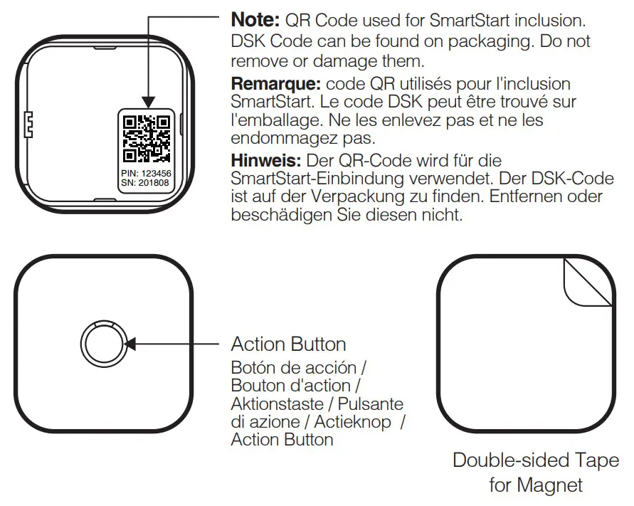AEOTEC ZWA009 aërQ Temperature and Humidity Sensor - Used