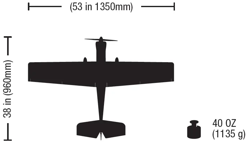 E-flite EFL49500 Valiant 1.3m RC Plane 09