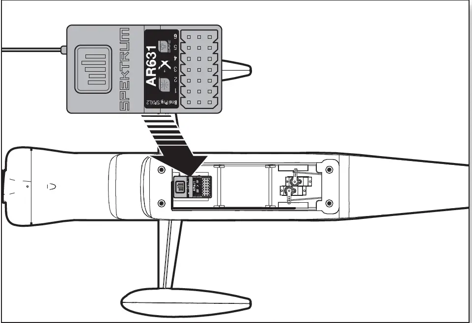 E-flite EFL49500 Valiant 1.3m RC Plane 45