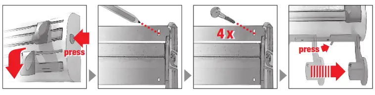 LEIFHEIT 25795 Rolly Mobil Wall Mounted Kitchen Roll Holder -