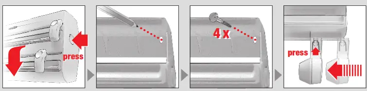 LEIFHEIT 25795 Rolly Mobil Wall Mounted Kitchen Roll Holder - FIG3