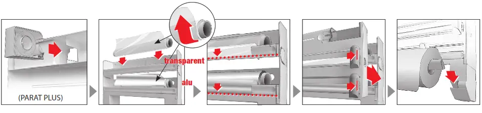 LEIFHEIT 25795 Rolly Mobil Wall Mounted Kitchen Roll Holder - FIG7