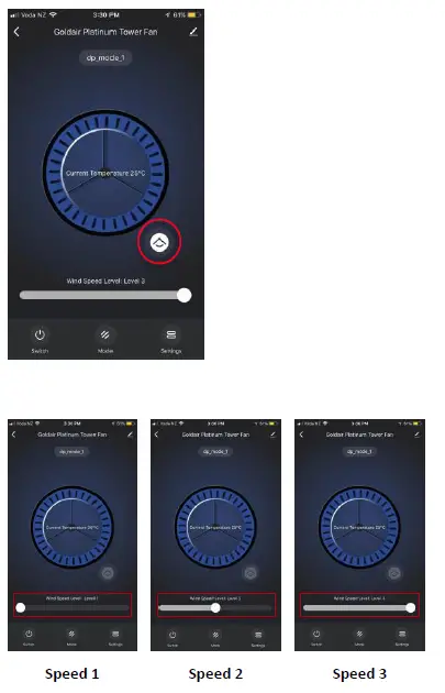 Goldair GPTF390 117cm Tower Fan with WiFi FIG 13