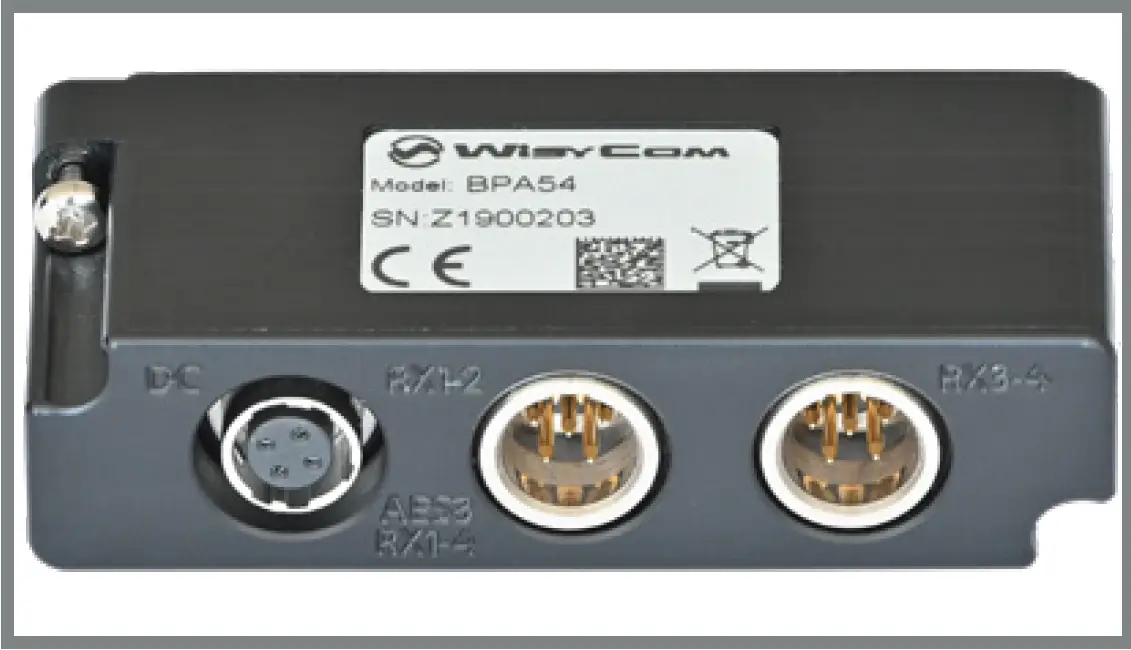 WISYCOM MCR54 Multi-Band Dual Channels True Diversity Receiver 08