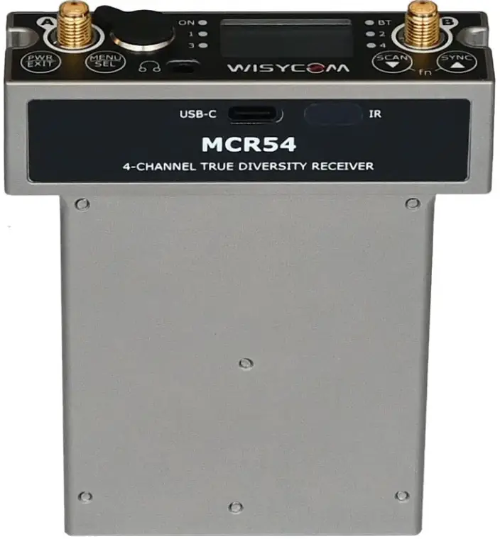 WISYCOM MCR54 Multi-Band Dual Channels True Diversity Receiver PRODUCT