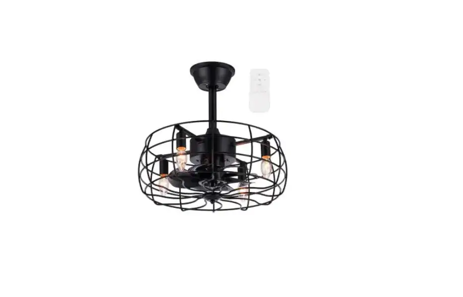 Merra Cfn-1113 19 In. Indoor Black Fandelier Ceiling Fan User Manual