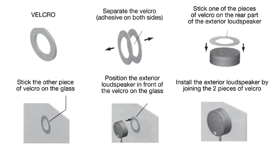 Filo GM-20P 2-WAY WINDOW INTERCOM MICROPHONE FIG 3
