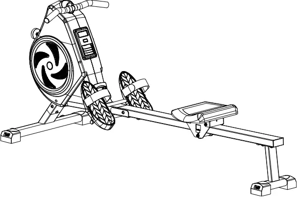 SUNNY Health Fitness SF-RW520007 Air Rowing Machine-fig1
