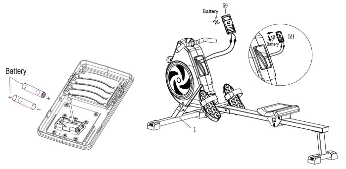 SUNNY Health Fitness SF-RW520007 Air Rowing Machine-fig13