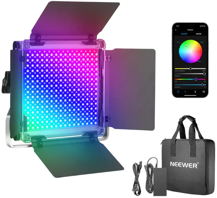 NEEWER RGB530 Smart metal led light