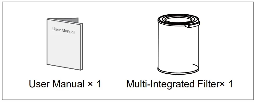 CLEANFORCE CP RAINBOW Air Purifier - Accessories
