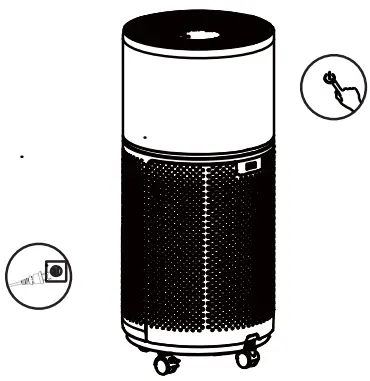 CLEANFORCE CP RAINBOW Air Purifier - fig 1