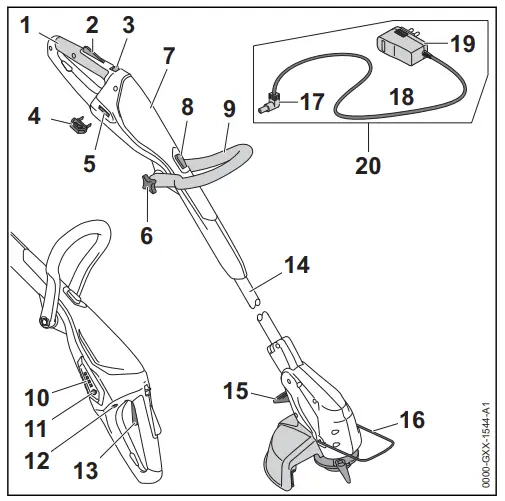 STIHL FSA 45 Cordless Trimmer-fig3