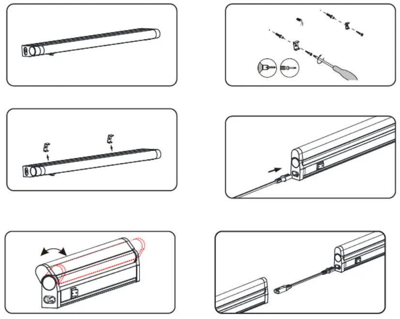 SOLIGHT WO214 LED Kitchen Tilting Light -
