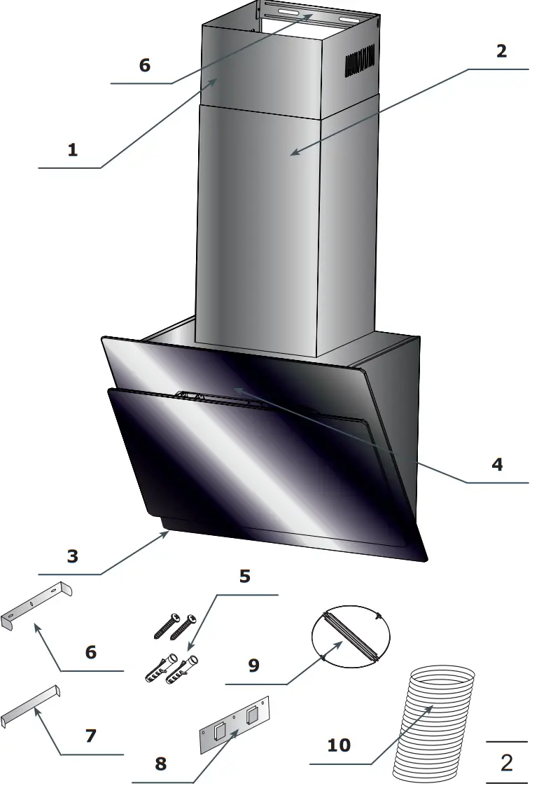 FAGOR 3CFT 6051N Kitchen Extractor Hood - fig 3