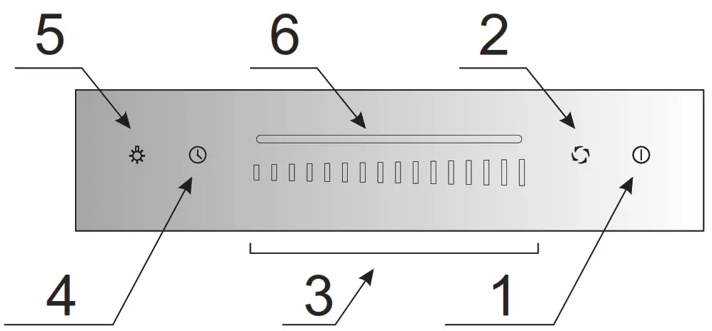 FAGOR 3CFT 6051N Kitchen Extractor Hood