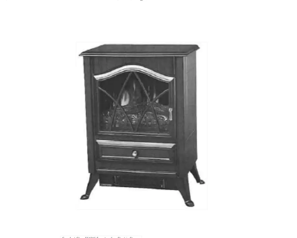 Comfort Glow Es4215 Freestanding Electric Stove Owner's Manual