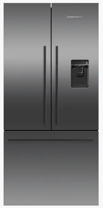 FISHER PAYKEL RF522ADUB5 Freestanding French Door Refrigerator Freezer 79cm- 487L- Ice & Water PRODUCT