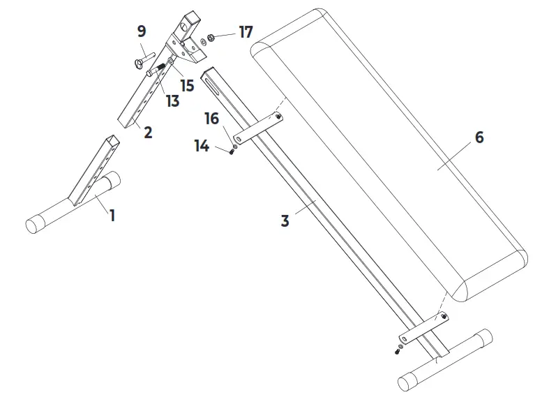 virtufit VF02058 Verstelbare Ab Bench - STEP 01