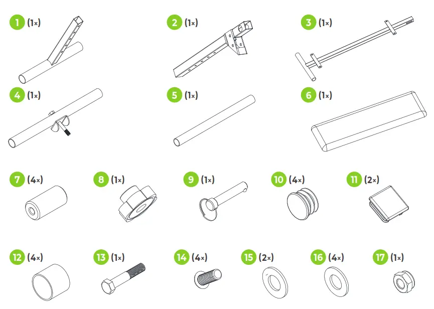 virtufit VF02058 Verstelbare Ab Bench - fig
