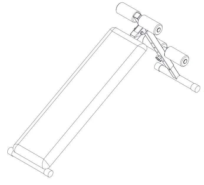 virtufit VF02058 Verstelbare Ab Bench