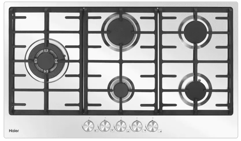 Haier HCG905WFCX3 90cm Gas on Steel Cooktop-