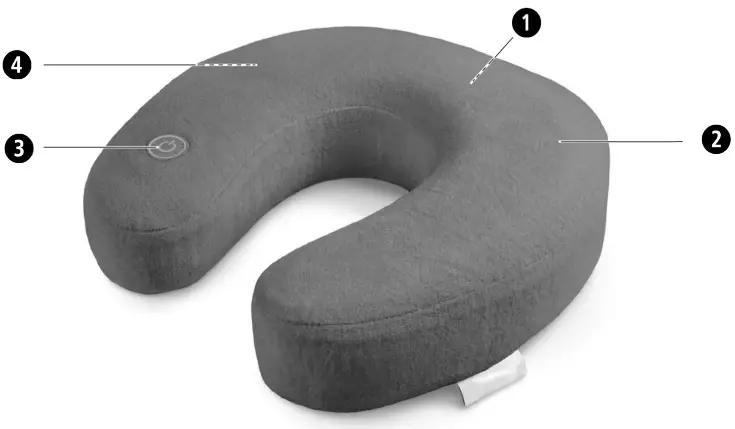 medisana NM 870 Neck Massage Cushion parts