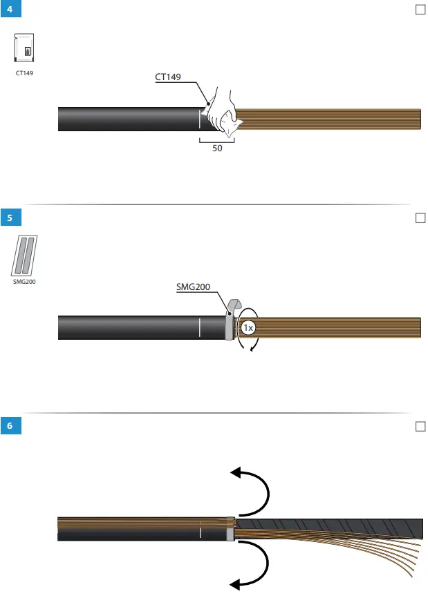 ENSTO-Cold-Shrink-COT1-2404L-Termination-Kit-FIG-3