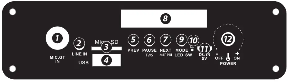 PYLE PPHP81LTB Portable PA Speaker System Bundle Kit - DESCRIPTION