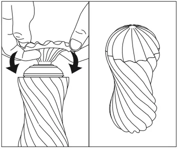 TENGA FLX 001 Spiraling Sensations Reusable Male Pleasure Device - Fig 8