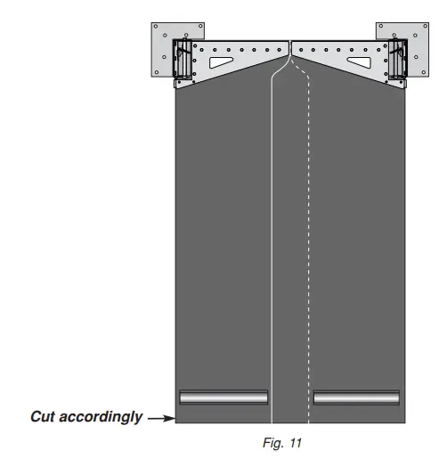 Curtron-PP-C-080-3478-Polar-Pro-Clear-2-Panel-080Thick-PVC-High-Flexible-Swinging-Door-2