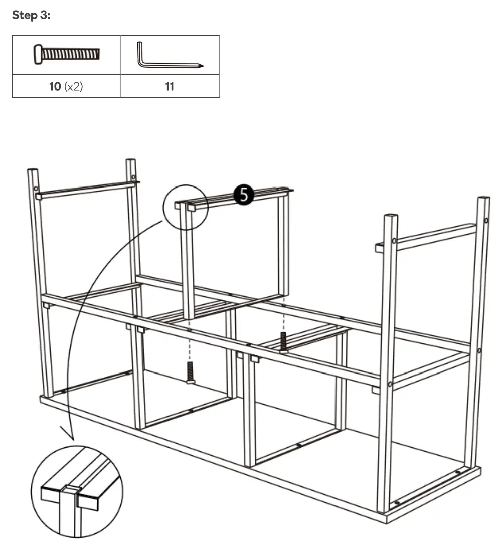 OVELA Drawer Storage Chests - ASSEMBLY step-3