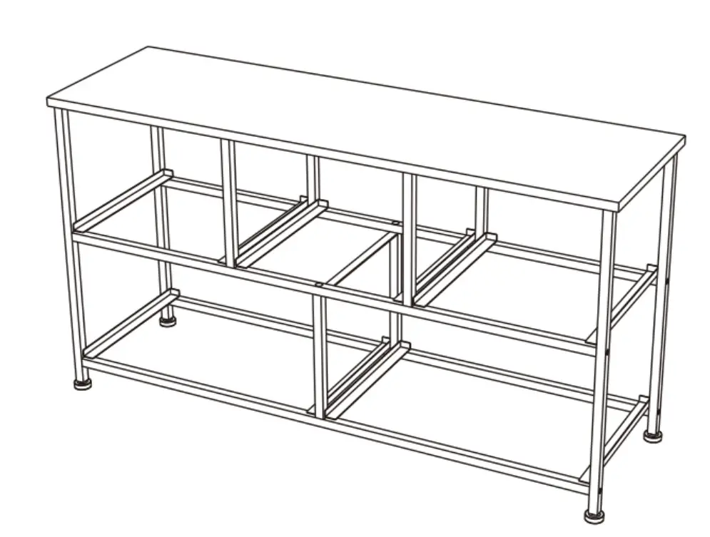 OVELA Drawer Storage Chests - Step 5 Flip the unit over onto its feet