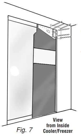 Curtron PP C 120 3484 Polar Pro Flexible Swinging Door for Walk In Coolers &amp Freezers 34 wide x 84 high - fig 11