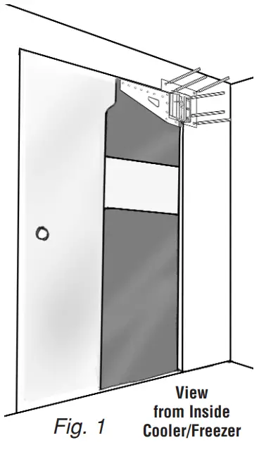 Curtron PP C 120 3484 Polar Pro Flexible Swinging Door for Walk In Coolers &amp Freezers 34 wide x 84 high - fig 4