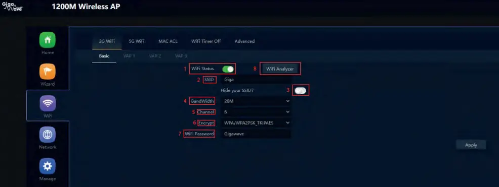 Giga Wave G AP LITE 48 Wireless Access Point - Figure 17