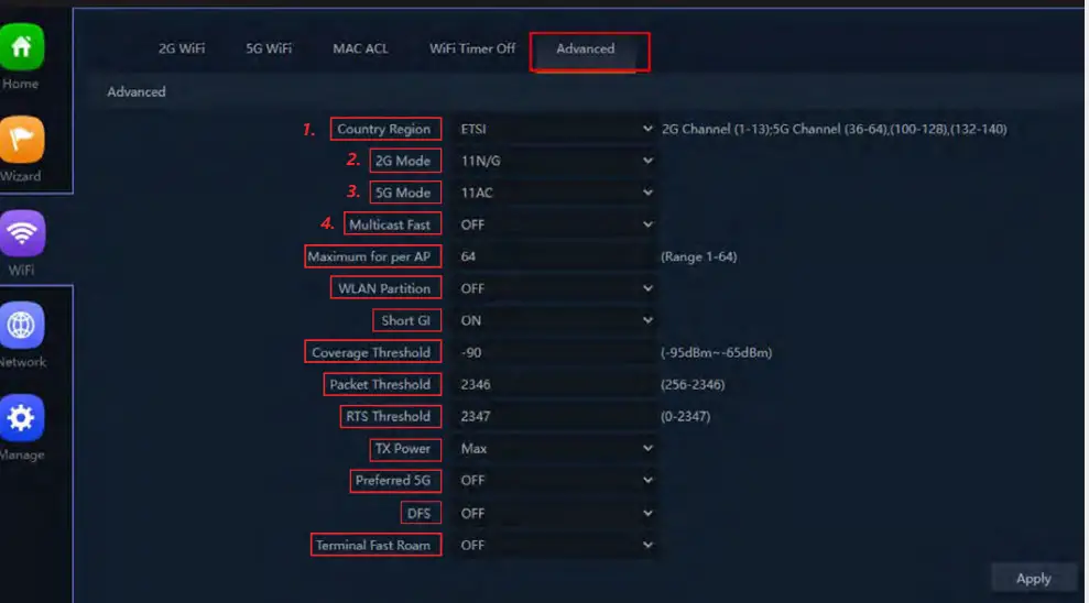 Giga Wave G AP LITE 48 Wireless Access Point - Figure 23