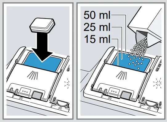 NEFF S353HAX02G Fully Integrated Standard Dishwasher - detergent1