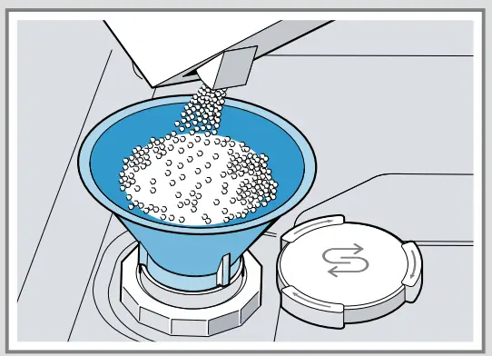 NEFF S353HAX02G Fully Integrated Standard Dishwasher - dispenser