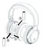 nedis HPRF200BK Wireless Headphones - Step 1