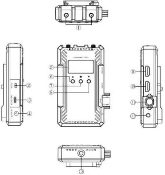 LAIZESKE W1000S 1000FT HDMI SDI Wireless Video Transmission System 01