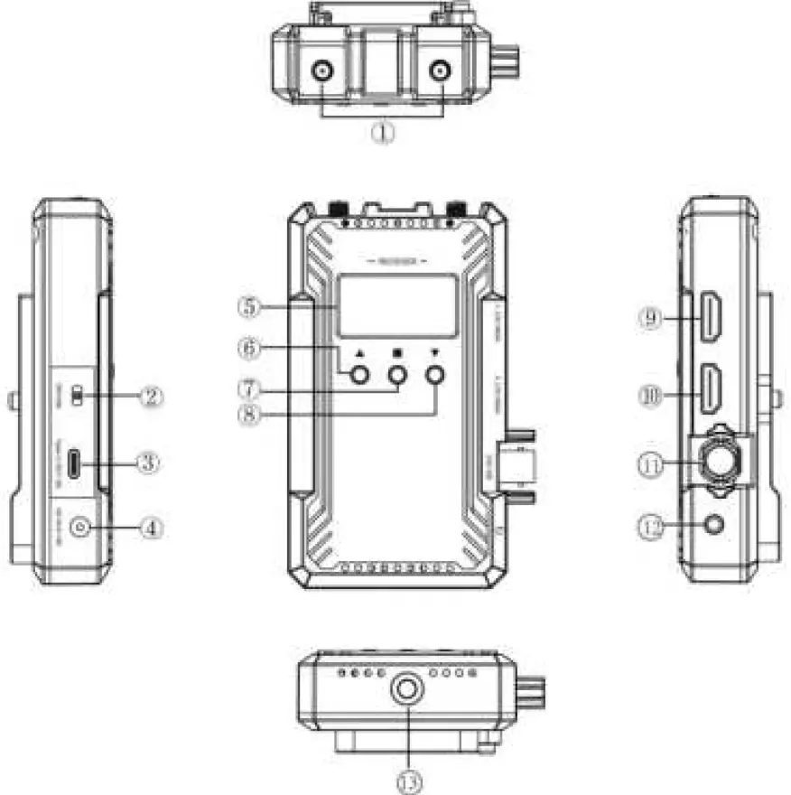 LAIZESKE W1000S 1000FT HDMI SDI Wireless Video Transmission System 02