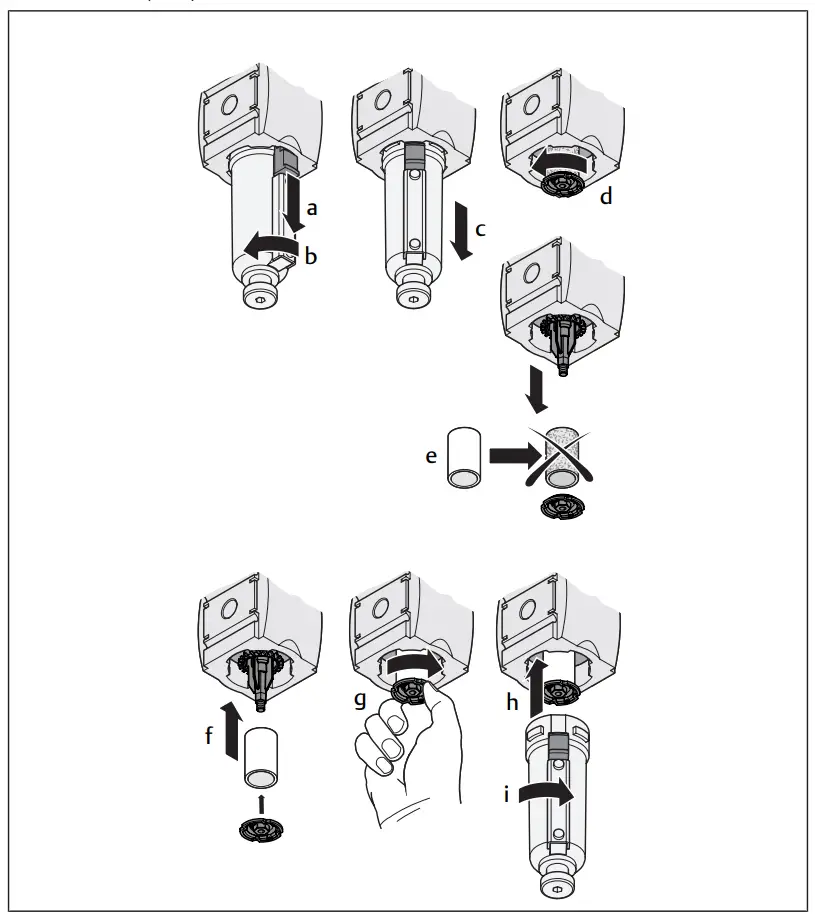 Procedure for series AS2 AS3 AS5 FRE
