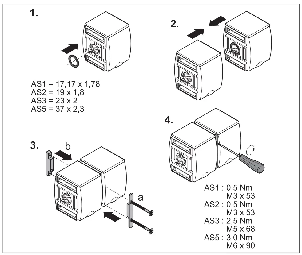 Block assembly with block assembly kit